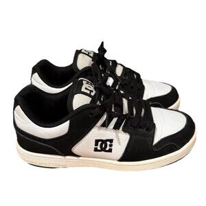 DC Manteca Spark Sneakers - White / Black -Skater Youth US Size 5/ EU 36